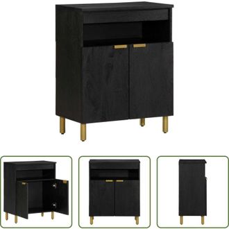 vidaXL vidaXL Credenza da cucina - Credenza Nera 60x33x75 cm in Legno Multistrato
