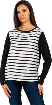 Gas Long Sleeve Tops, female, Black, Size: 2XS Modal Long Sleeve T-Shirt