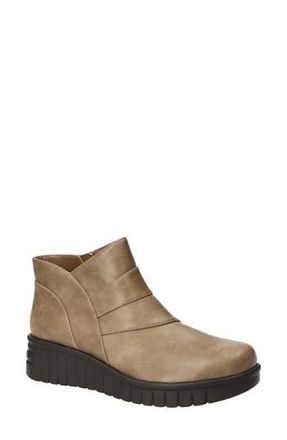 Easy Street Rayleen Wedge Bootie in Taupe at Nordstrom Rack, Size 7