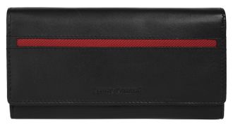 Bruno Banani Geldb&ouml;rse BRUNO BANANI, Damen, schwarz, Leder, leicht gl&auml;nzend, unifarben, Kleinlederwaren Geldb&ouml;rse, echt Leder