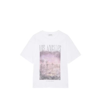 Anine Bing Cade Tee Los Angeles - White