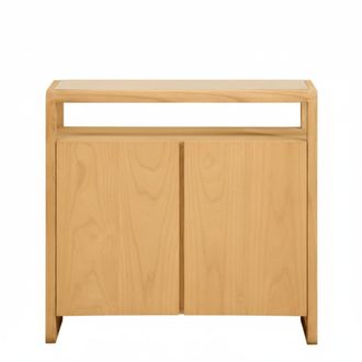 Wabi Home Consola de madera maciza de Sungkai 90x85 cm