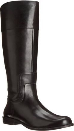 Nine West Womens Cromie Riding Boot In Black