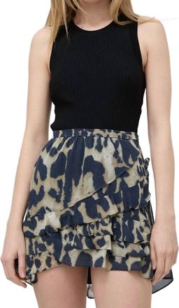 Iro Japin Mini Skirt In Leopard