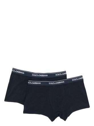 Dolce & Gabbana Two-Pack Of Stretch Cotton Regular-Fit Boxers