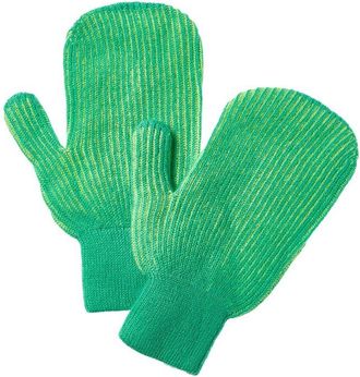 Brodie Bold Plaited Cashmere Mittens