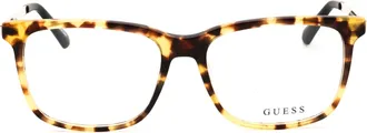 Guess GU50048 Tortoiseshell Acetate Eyeglasses - Brown