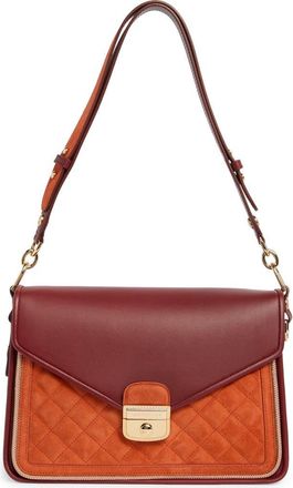 Longchamp Mademoiselle Shoulder Bag in Burnt Red at Nordstrom Rack