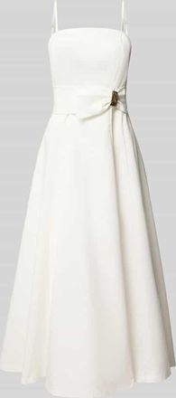 Rinascimento Rinascimento Cocktailkleid mit Spaghettitr&auml;gern in Weiss, Gr&ouml;&szlig;e XS