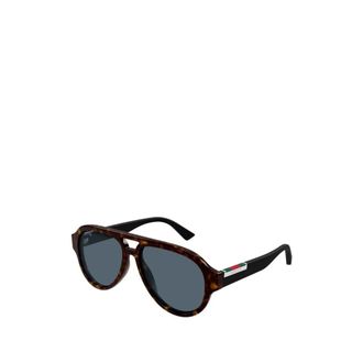 Gucci Zonnebrillen - Heren - Zonnebrillen - Bruin - 55 MM - Accessoires