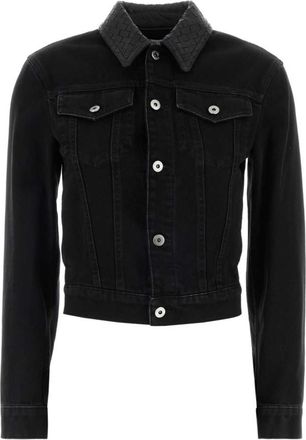 Bottega Veneta Black Shirt Collar Jacket