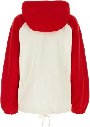 Gucci Womens Two-tone Cotton Oversize Sweatshirt - Light Blue - Size X-Small