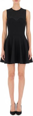 Givenchy Black Crew Neck Mini Dress