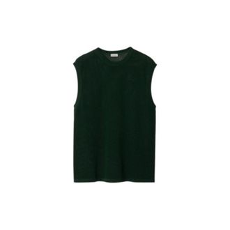 Burberry Mens Jungle Cotton Mesh Vest, Size X-Large