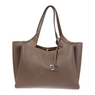 Tod's Tods, Tote Bags, female, Brown, Size: ONE SIZE T-Timeless Tote