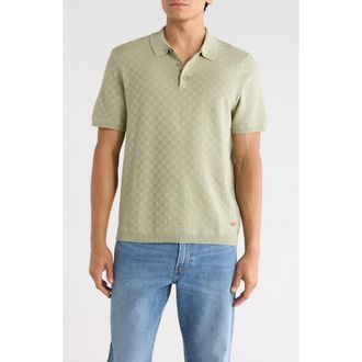 Buffalo Worsonno Short Sleeve Polo in Seagrass at Nordstrom Rack, Size X-Large