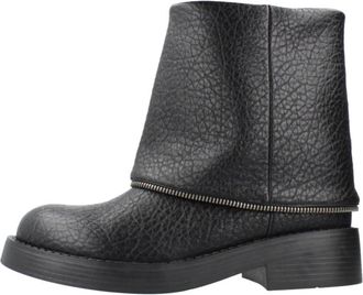 Noa Harmon Stijlvolle Capuccino Hoge Laarzen - Dames - Enkellaarsjes - Zwart - 40 EU - Schoenen