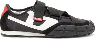Diesel S-Pagodha-Tongue-free strap sneakers in ripstop - Sneakers - Woman - Black