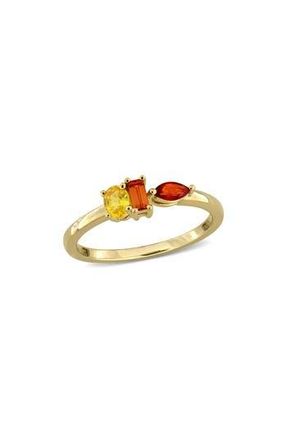 Delmar Multishape Orange & Yellow Sapphire Ring at Nordstrom Rack, Size 5