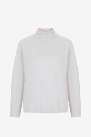 Hemisphere Feiner Rollkragenpullover aus Merinowollstretch