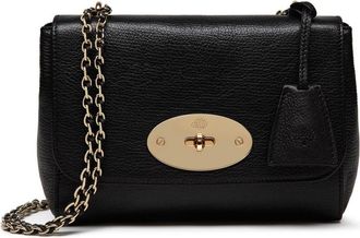 Mulberry Lily Leather Satchel in Glossy Goat Black at Nordstrom