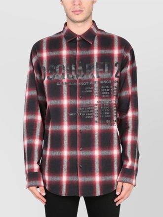 Dsquared2 logo print shirt