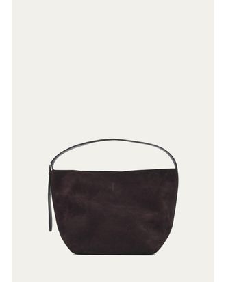 Toteme Medium Belted Suede Tote Bag