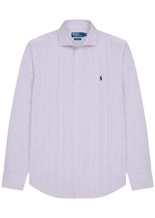 Polo Ralph Lauren Striped Cotton Shirt - Blue - XL
