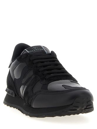 Valentino Garavani Rockrunner Sneaker - Black