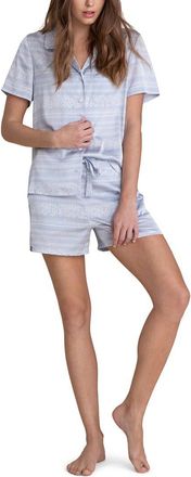 Barefoot Dreams Washed Satin Short Pajama Set