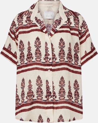 Johanna Ortiz Printed linen shirt