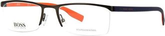 HUGO BOSS BOSS0610/N 08HT 00 Grey/Electric Blue 55mm
