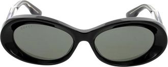 Gucci Stijlvolle zonnebril met uniek ontwerp - unisex - Zonnebrillen - Zwart - ONE Size - Accessoires