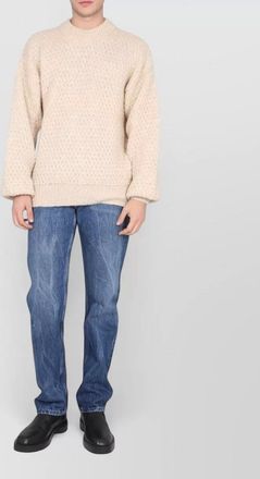 S&eacute;fr alpaca wool half-neck relaxed-fit jumper