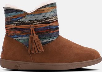 Lamofootwear Womens Jacinta Suede Ankle Boot In Chestnut