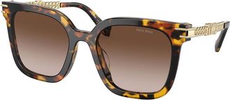 Miu Miu MU13WS VAU6S1 Womens Sunglasses Tortoiseshell Size 55