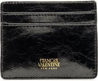 Frances Valentine Leather Card Case in Black at Nordstrom
