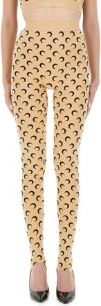Marine Serre Donna, Pantaloni, Beige, S, new