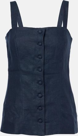 Faithfull The Brand Top Corbiere in lino