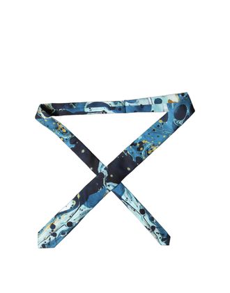 Dolce & Gabbana Abstract Silk Necktie - Blue