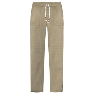 MC2 Saint Barth Straight Trousers, male, Beige, Size: 2XL Straight Trousers