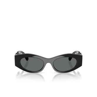 Versace Sunglasses, female, Black, Size: 51 MM Stylish Sunglasses with Black Frames