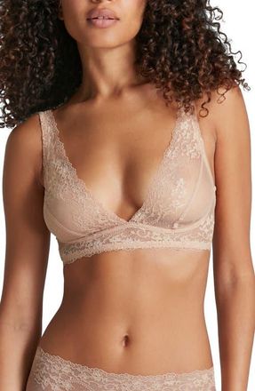 Commando Double Take Lace Bralette in Beige at Nordstrom, Size X-Small