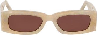 GCDS Gd 0020 Zonnebrillen - unisex - Zonnebrillen - Beige - 52 MM - Accessoires