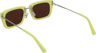 Jacquemus Womens Yellow Acetate Sunglasses