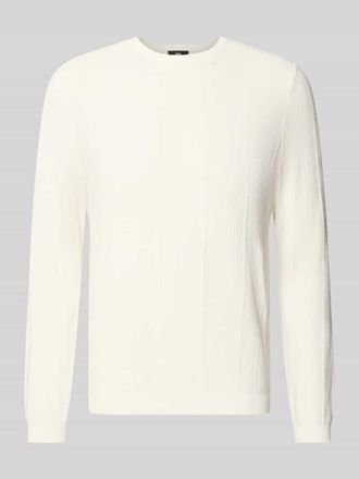 Cinque Strickpullover aus Viskose-Mix Modell Goa in Weiss, Gr&ouml;&szlig;e XL