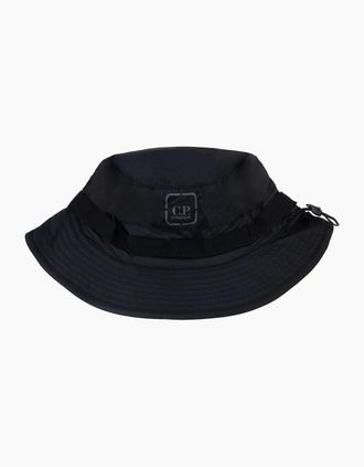 C.P. Company Mens Cp Company Metropolis Series Baffled Bucket Hat Black 999 - Size: OS