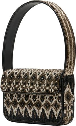 Staud Womens Tommy Shoulder Bag Black Viscose