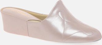 Relax Slippers Womens Dulcie II Womens Slippers - Silver - Size: 4