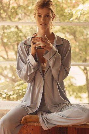Eberjey Gisele Long-Sleeve Pajama Set